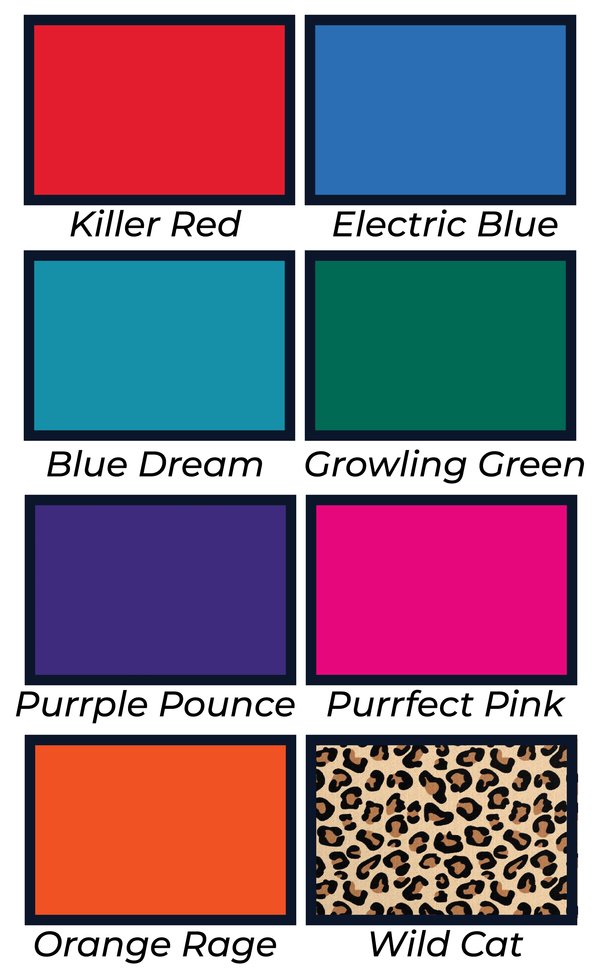 The Prowl - Neoprene Color Chart | Catwalk Harness